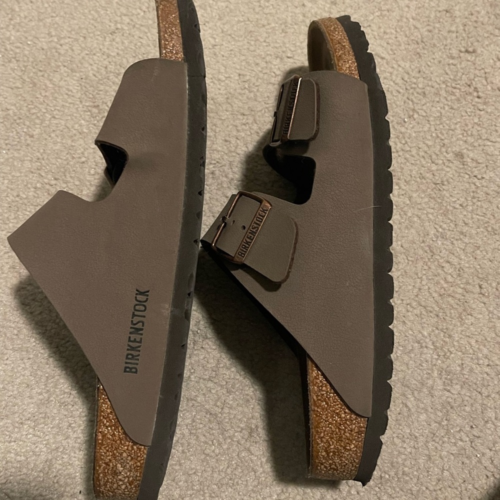 Birkenstock Womens Tan Sandals - Picture 2 of 7